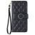 Google Pixel 11 Pro XL Ring Buckle Rhombic Leather Phone Case - Black