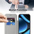 Google Pixel 11 Pro XL Shield MagSafe RFID Anti-theft Leather Phone Case - Grey