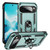 Google Pixel 11 Pro XL Shockproof TPU + PC Phone Case with Holder - Dark Green