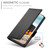 Google Pixel 11 Pro XL Side Buckle Magnetic Frosted Leather Phone Case - Black
