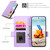 Google Pixel 11 Pro XL Side Buckle Magnetic Frosted Leather Phone Case - Purple