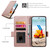 Google Pixel 11 Pro XL Side Buckle Magnetic Frosted Leather Phone Case - Rose Gold