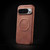 Google Pixel 11 Pro XL Skin Feel Sheepskin MagSafe Magnetic Phone Case - Brown