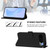 Google Pixel 11 Pro XL Skin Feel Solid Color Leather Phone Case with Lanyard - Black