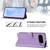 Google Pixel 11 Pro XL Skin Feel Solid Color Leather Phone Case with Lanyard - Lavender Purple