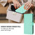 Google Pixel 11 Pro XL Skin Feel Solid Color Leather Phone Case with Lanyard - Mint Green
