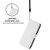 Google Pixel 11 Pro XL Skin Feel Solid Color Leather Phone Case with Lanyard - White