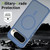 Google Pixel 11 Pro XL Skin Feel TPU Hybrid PC MagSafe Phone Case - Blue