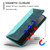 Google Pixel 11 Pro XL Skin Feel Two-tone RFID Blocking Vegan Leather Phone Case - Dark Green