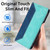 Google Pixel 11 Pro XL Skin Feel Two-tone RFID Blocking Vegan Leather Phone Case - Light Green