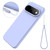 Google Pixel 11 Pro XL Solid Color Liquid Silicone Dropproof Full Coverage Phone Case - Purple