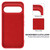 Google Pixel 11 Pro XL Solid Color Liquid Silicone Dropproof Full Coverage Phone Case - Red