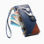 Google Pixel 11 Pro XL Splicing Zipper Wallet Vegan Leather Phone Case with Strap - Blue