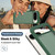 Google Pixel 11 Pro XL Starry Sky Matte Two-Tone Shockproof TPU Hybrid PC Phone Case - Green
