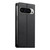 Google Pixel 11 Pro XL Stitched Line Magnetic RFID Vegan Leather Phone Case - Black