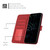 Google Pixel 11 Pro XL Stitching Calf Texture Buckle Leather Phone Case - Red