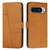 Google Pixel 11 Pro XL Stitching Calf Texture Buckle Leather Phone Case - Yellow