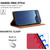Google Pixel 11 Pro XL Stitching Design Scratch-Resistant Vegan Leather Phone Case - Red