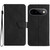 Google Pixel 11 Pro XL Stitching Embossed Leather Phone Case - Black