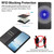Google Pixel 11 Pro XL Strong Magnetic Dual Butterfly RFID Vegan Leather Phone Case - Black