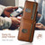 Google Pixel 11 Pro XL Suteni H02 Leather Wallet Stand Back Phone Case - Brown