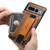 Google Pixel 11 Pro XL Suteni H13 Card Wallet Wrist Strap Holder PU Phone Case - Brown