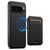 Google Pixel 11 Pro XL Suteni H16 Litchi Texture Leather Detachable Wallet Back Phone Case - Black
