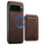 Google Pixel 11 Pro XL Suteni H16 Litchi Texture Leather Detachable Wallet Back Phone Case - Brown