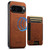 Google Pixel 11 Pro XL Suteni H17 Litchi Texture Leather Magnetic Detachable Wallet Phone Case - Khaki