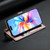 Google Pixel 11 Pro XL Totem Embossed Magnetic Closure Vegan Leather Phone Case with Strap - Pink