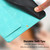 Google Pixel 11 Pro XL Tulips Embossed Leather Phone Case with Lanyard - Green