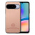 Google Pixel 11 Pro XL Twill Fabric Leather Skin Back Phone Case - Pink