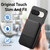 Google Pixel 11 Pro XL Twill Fabric Leather Vertical Flip RFID Card Bag Phone Case - Black