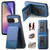Google Pixel 11 Pro XL Twill Fabric Leather Vertical Flip RFID Card Bag Phone Case - Blue