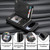 Google Pixel 11 Pro XL Twill Fabric Ring Multi-card Wallet Vegan Leather Phone Case - Black