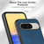 Google Pixel 11 Pro XL Vintage Leather PC Back Cover Phone Case - Blue