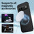 Google Pixel 11 Pro XL WANLONFENG Kickstand Carbon Fiber Texture Magnetic Phone Case - Sapphire Blue