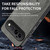 Google Pixel 11 Pro XL WANLONFENG Nappa Texture Magnetic Phone Case with 2pcs Screen Films - Black