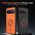 Google Pixel 11 Pro XL WANLONFENG Tech Fabric Texture Magnetic Phone Case with 2pcs Screen Films - Coffee