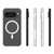 Google Pixel 11 Pro XL WANLONFENG Transparent Magnetic Four-Corner Shockproof TPU Phone Case with 2pcs Screen Films - Transparent