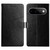 Google Pixel 11 Pro XL Y-shaped Pattern Flip Leather Phone Case - Black