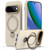 Google Pixel 11 Pro XL Gen1.5 Pivot Ring Holder TPU Hybrid PC Phone Case - Apricot