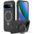 Google Pixel 11 Pro XL Gen1.5 Pivot Ring Holder TPU Hybrid PC Phone Case - Black