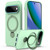 Google Pixel 11 Pro XL Gen1.5 Pivot Ring Holder TPU Hybrid PC Phone Case - Green