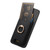 Google Pixel 11 Retro Cross Leather Ring Vertical Insert Card Bag MagSafe Phone Case - Black