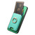 Google Pixel 11 Retro Cross Leather Ring Vertical Insert Card Bag MagSafe Phone Case - Green