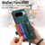 Google Pixel 11 Retro Cross Wristband Wallet Leather Back Phone Case - Green