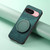 Google Pixel 11 Retro Leather Rotation Round Holder Phone Case - Green