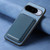 Google Pixel 11 Retro Magsafe Card Bag PU Back Cover Phone Case - Blue