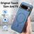 Google Pixel 11 Retro Magsafe Magnetic PU Back Cover Phone Case - Green